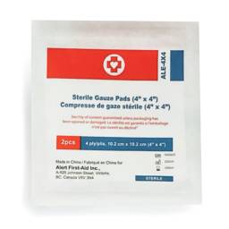 4" x 4" Sterile Gauze Non-Woven 4-Ply - Bag of 25