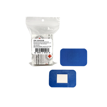 Blue Food Prep Patch Cloth Bandages (Bag of 50)