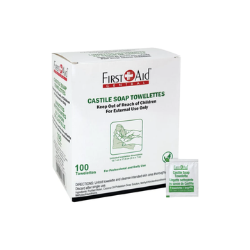 Castille Soap Towelette (Box of 100)