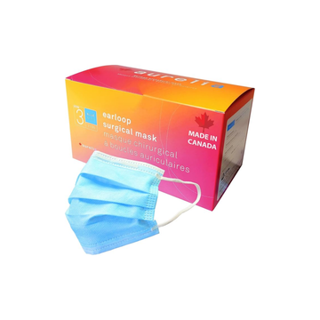 Earloop Surgical Masks - Blue (Box of 50)