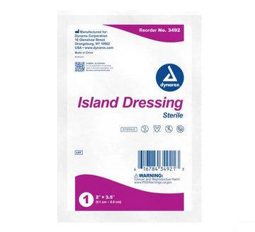2" x 3.75" Island Dressing Sterile (Single)