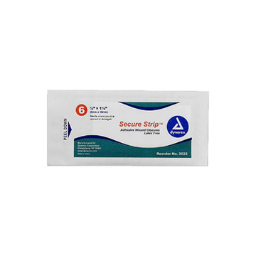 SecureStrip Adhesive Wound Closures - Sterile 1/4" x 1.5" (Pack of 6)