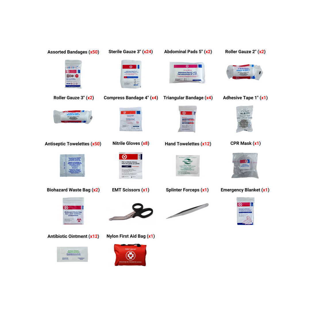 Type 2 Basic First Aid Kit - Medium (26-50)
