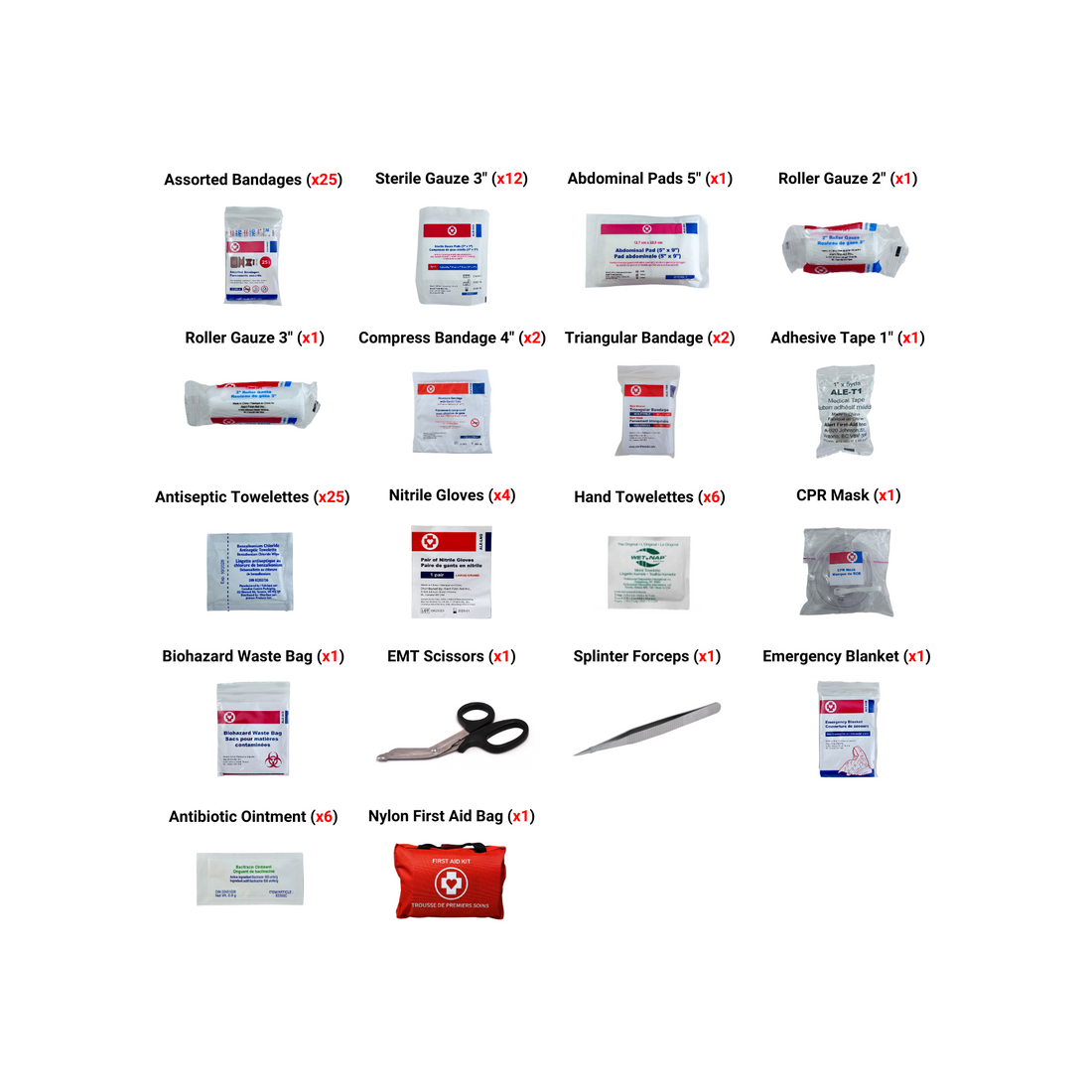 Type 2 Basic First Aid Kit - Small (2-25)