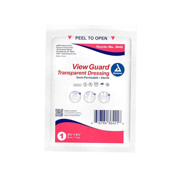 View Guard Transparent Dressings - Sterile 2 3/8" x 2 3/4" (Single)