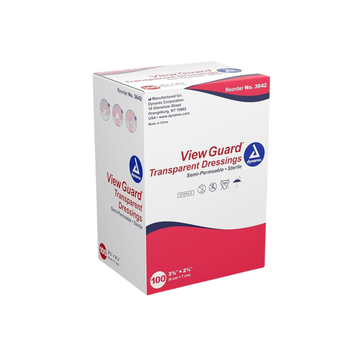 View Guard Transparent Dressings - Sterile 2 3/8" x 2 3/4" (Box of 100)