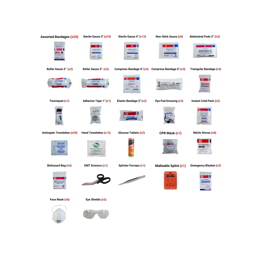 Advanced First Aid Kit (WorkSafeBC 2024)