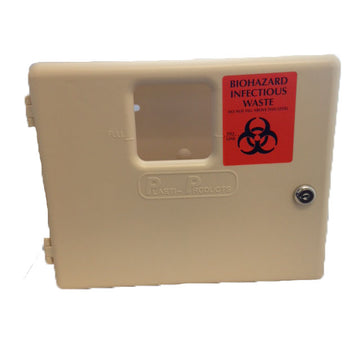Wall Mounted Sharps Container with Lock